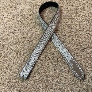 COPY - Rinestone leather and cowhide Belt